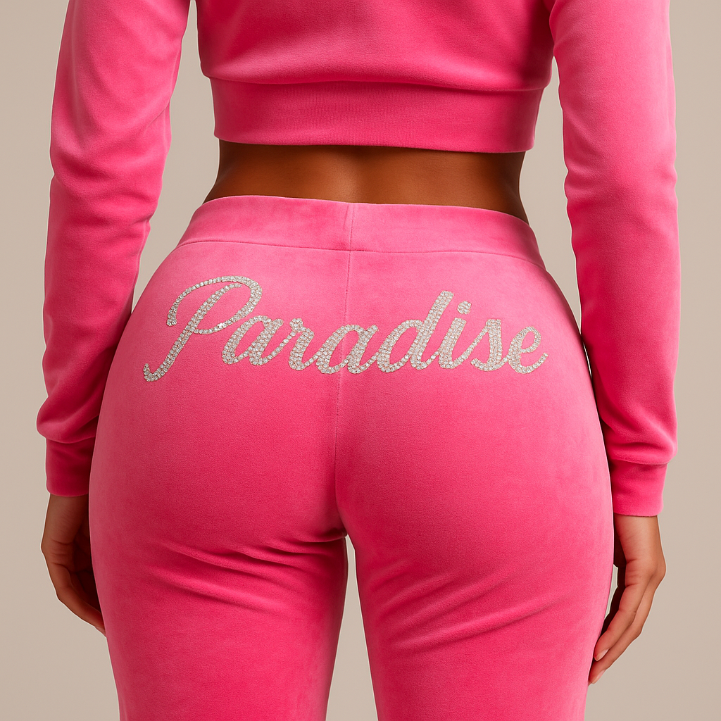 CRYSTAL PARADISE VELOUR SET EXCLUSIVE PINK EDITION