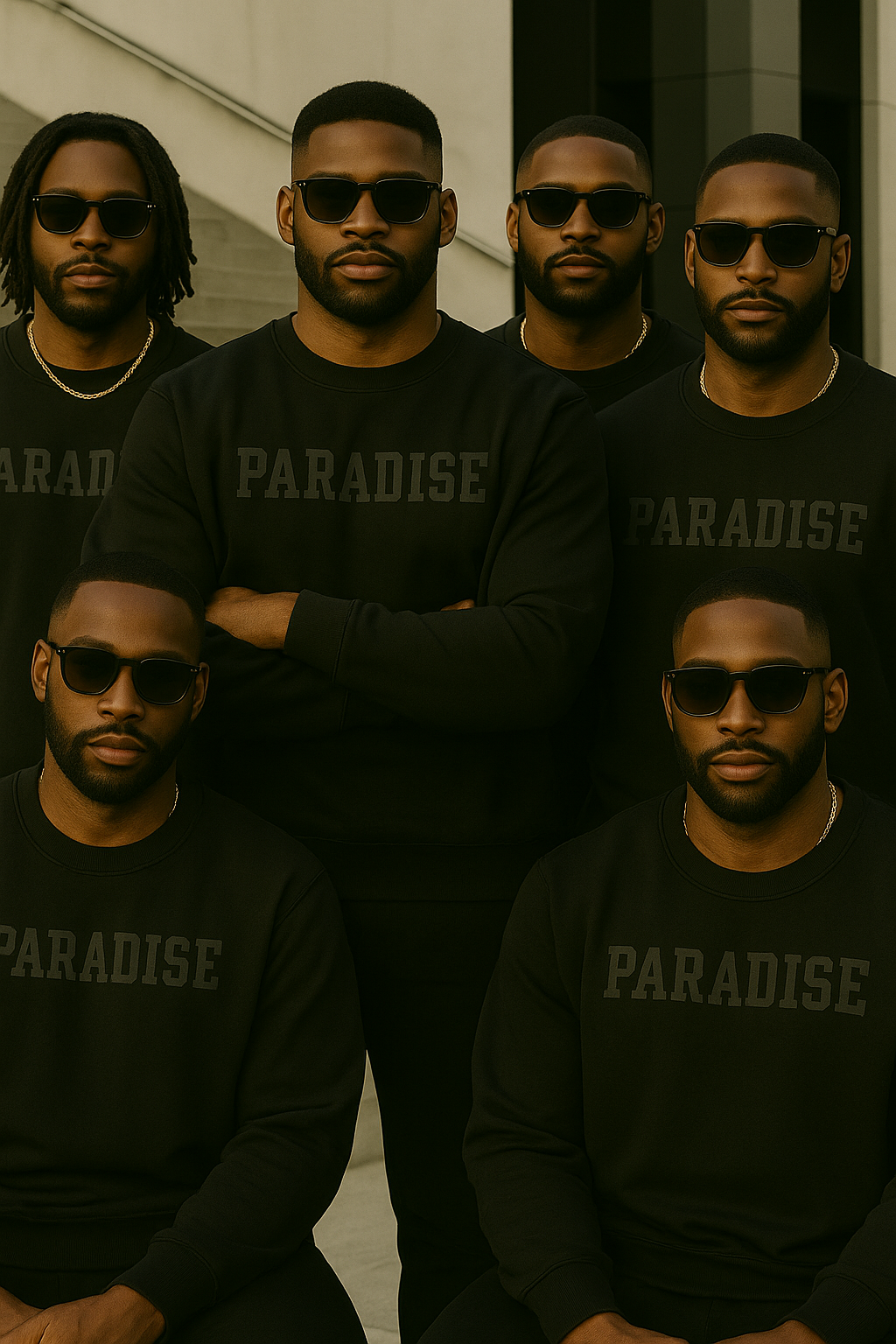 PARADISE VARSITY OVERSIZED SWEATSHIRT