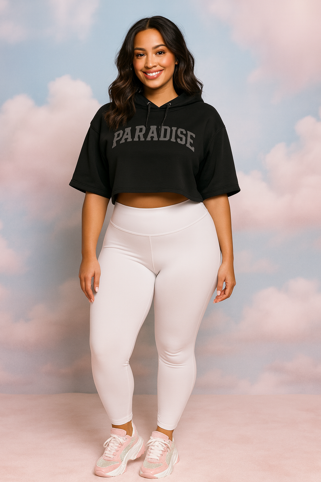 BLK ON BLK WOMEN CROP TOP